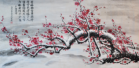 倪宪振作品9《雪梅》4尺 2018年